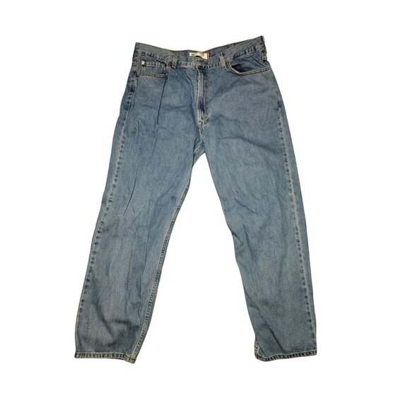 Levi's Strauss 550 Men's Jeans Stone Wash Blue 42x32 - Picture 5 of 6